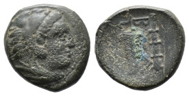 (Bronze, 5.59g 18mm)KINGS OF MACEDON, Alexander III 'the Great' (Circa 336-323 BC)