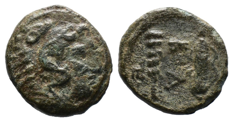 (Bronze, 4.29g 17mm)KINGS OF MACEDON, Alexander III 'the Great' (Circa 336-323 B...