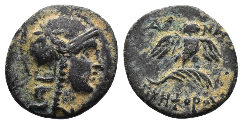 (Bronze, 3.19g 17mm)MYSIA
Pergamon
(D) Bronze ca. 150-50 v.Chr. Av.: Kopf der At...
