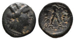 (Bronze, 2.21g 14mm)PHRYGIA. Apameia (Circa 88-48 BC). AE