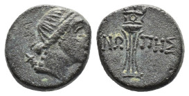 (Bronze, 3.74g 15mm)Paphlagonia, Sinope, c. 120-100 BC. AE