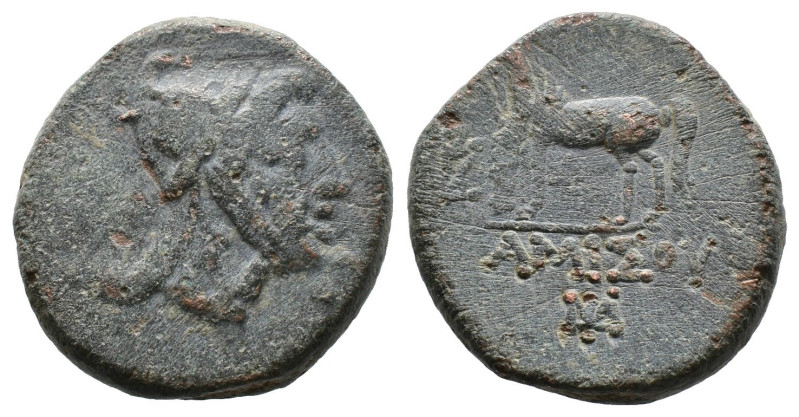 (Bronze, 13.47g 25mm)PONTOS. Amisos. Time of Mithradates VI Eupator, circa 85-65...