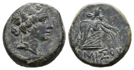 (Bronze, 8.62g 21mm)Pontos, Amisos.Time of Mithradates VI Eupator circa 120-63 BC, AE