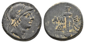 (Bronze, 7.87g 19mm)PONTOS. Amisos. Ae (Circa 111-105 or 95-90 BC). Struck under Mithradates VI Eupator.