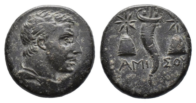 (Bronze, 4.18g 17mm)PONTOS. Amisos. Ae. Struck under Mithradates VI (Circa 120-1...