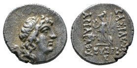 (Silver, 4.10g 18mm)CAPPADOCIA - CAPPADOCIAN KINGDOM - ARIARATHES IX EUSEBES PHILOPATOR
Type : Drachme 





Obverse description : Tête diadémée d’Ari...