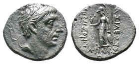 (Silver, 3.66g 17mm)KINGS of CAPPADOCIA. Ariobarzanes II Philopator. 63-52 BC. AR Drachm. Mint A (Eusebeia-Mazaka). Dated RY 8 (55 BC). Diademed head ...