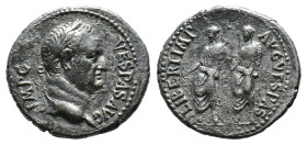 (Silver, 2.86g 19mm)Vespasian AR Denarius, Ephesus mint
Vespasian (69-79 AD). AR Denarius . Ephesus, c. 71.
Obv. IMP CAESAR VESPAS AVG COS III TR P P ...