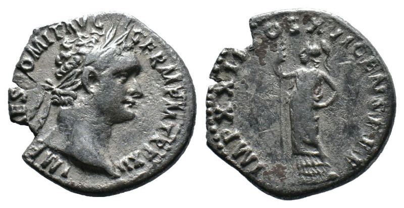 (Silver, 2.94g 18mm)Domitian. Denarius.
81-96 AD. Denarius, . Rome, 86 AD. Obv: ...