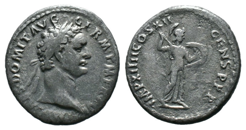 (Silver, 3.01g 19mm) Domitian, 81 - 96 n. Chr. Denar 90 - 91 n. Chr. Rom. Vs.: I...