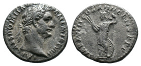 (Silver, 2.95g 19mm) Ancient Roman Imperial Coins - Domitian - Minerva Denarius. 95 AD. Rome mint. Obv: IMP CAES DOMIT AVG GERM P M TR P XIIII legend ...
