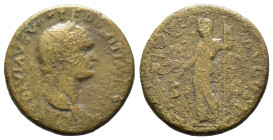 (Bronze, 10.83g 26mm)Domitian AD 81-96. Asia minor Dupondius Æ