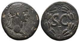 (Bronze, 12.90g 28mm)Traian (98 - 117): Syrien, Antiochia: AE