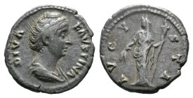 (Silver, 2.82g 17mm) Diva Faustina Senior. Died AD 140/1. AR Denarius.

Rome mint. Struck under Antoninus Pius, circa AD 146-161.

Draped bust rig...