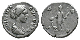 (Silver, 2.79g 18mm)Crispina. Augusta, A.D. 178-182. AR denarius.