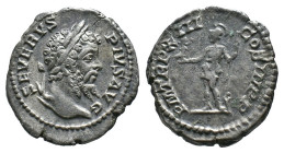 (Silver, 3.11g 19mm)Roman Empire Denarius 205 AD, Septimius Severus
RIC 197, S 6337, C 470 Denarius; Silver; Obv: SEVERVSPIVSAVG - Laureate head right...