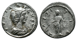 (Silver, 2.90g 18mm)RÖMISCHE KAISERZEIT
Iulia Domna (193-217)
(D) Denarius , Laodicea ad Mare (Latakia), 196-202 n. Chr. Av.: IVLIA AVGVSTA