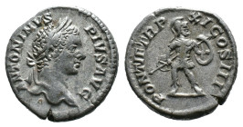 (Silver, 3.27g 18mm)CARACALLA (27/05/196-8/04/217)
Marcus Aurelius Antoninus Co-empereur avec Septime Sévère (04/198-209)
Etat de conservation : TTB/T...