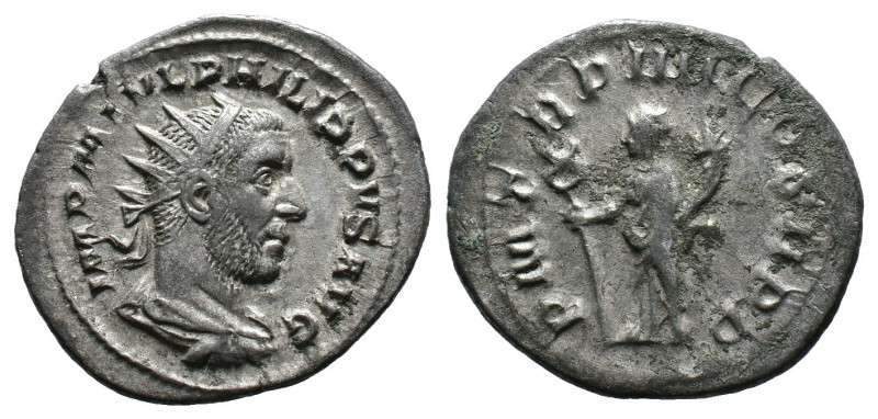 (Silver, 3.49g 23mm) Philippus I