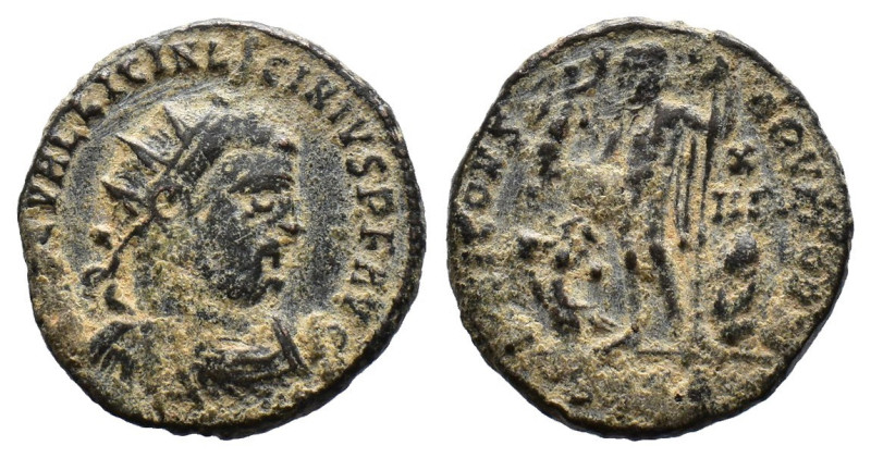 (Bronze, 3.05g 18mm)Licinius I, 308-324. Follis AE.