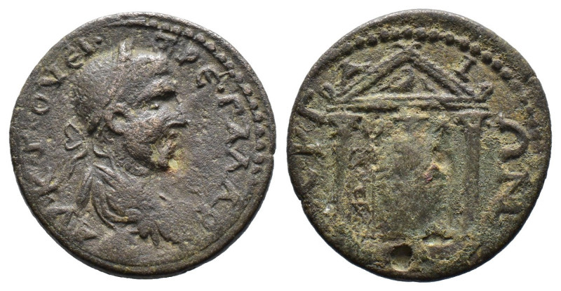 (Bronze, 6.01g 23mm)PAMPHYLIEN. Trebonianus Gallus, 251 - 253 n. Chr. Vs.: AU K ...