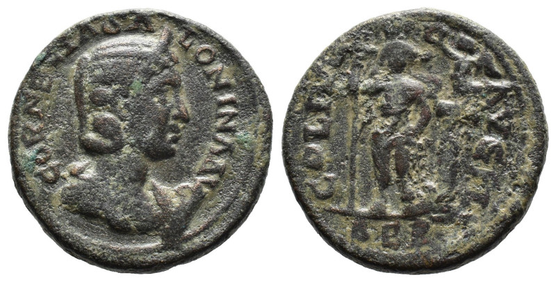 (Bronze, 15.52g 27mm)Phoenicia. Berytus. Salonina AD 254-268.
CORNELIA SALONINA ...