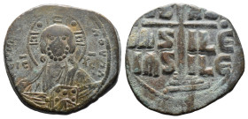 (Bronze, 11.27g 28mm) BYZANTINE EMPIRE. Time of Romanus III Argyrus. 1028-1034. Æ follis