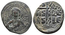 (Bronze, 10.78g 32mm) BYZANTINE EMPIRE. Time of Romanus III Argyrus. 1028-1034. Æ follis
