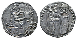 (Silver, 2.15g 20mm)) Medieval coin
Italian states Venice Pietro Gradenigo silver Grosso 1289-1311