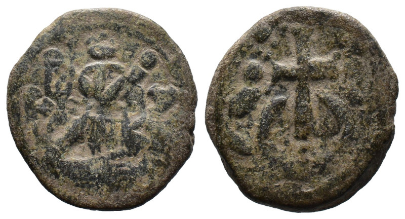 (Bronze, 7.21g 25mm)Crusaders Coins
CRUSADERS, Antioch AE23 Follis Tancred (Rege...