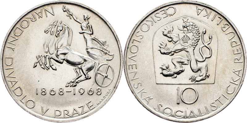 Czechoslovakia, 10 Korun 1968 Czechoslovakia, 10 Korun 1968, KM# 63|Centennial -...