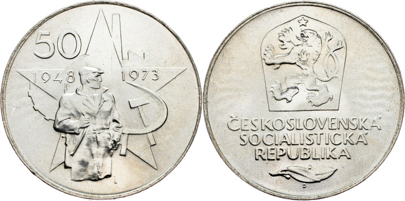 Czechoslovakia, 50 Korun 1973 Czechoslovakia, 50 Korun 1973, KM# 78|25th Anniver...