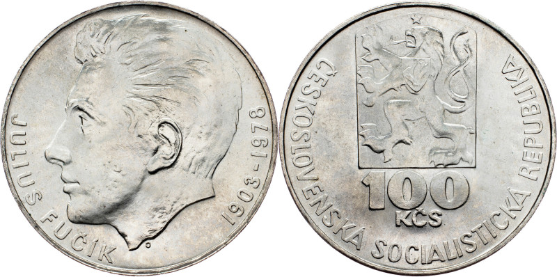 Czechoslovakia, 100 Korun 1978 Czechoslovakia, 100 Korun 1978, KM# 92|70 Years -...