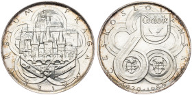 Czechoslovakia, Medal 1980 Czechoslovakia, Medal 1980, 24,95 g, Ag (900/1000), K. 112|Toned, Čedok; aUNC

Grade: aUNC
