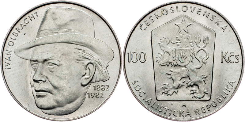 Czechoslovakia, 100 Korun 1982 Czechoslovakia, 100 Korun 1982, KM# 106|100 Years...