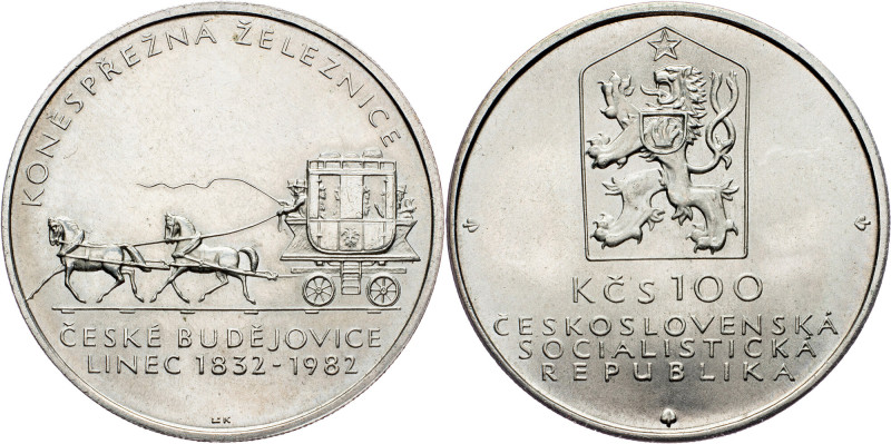 Czechoslovakia, 100 Korun 1982 Czechoslovakia, 100 Korun 1982, KM# 107|150 Years...