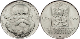 Czechoslovakia, 100 Korun 1983 Czechoslovakia, 100 Korun 1983, KM# 108|100th Anniversary - Death of Karl Marx; UNC

Grade: UNC
