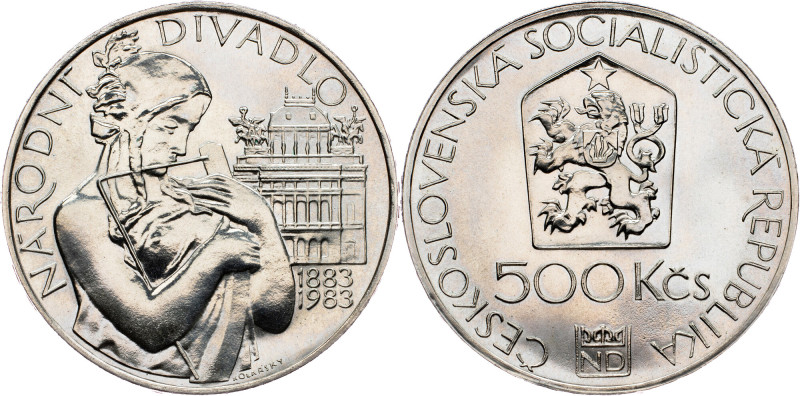 Czechoslovakia, 500 Korun 1983 Czechoslovakia, 500 Korun 1983, KM# 112|100 Years...