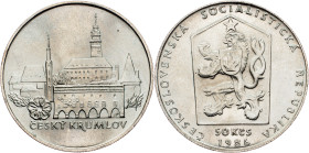 Czechoslovakia, 50 Korun 1986 Czechoslovakia, 50 Korun 1986, KM# 126|City of Český Krumlov; UNC

Grade: UNC