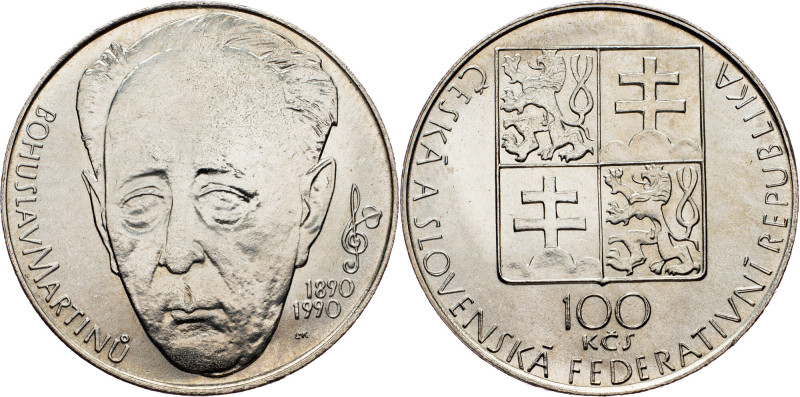 Czechoslovakia, 100 Korun 1990 Czechoslovakia, 100 Korun 1990, KM# 142|100th Ann...
