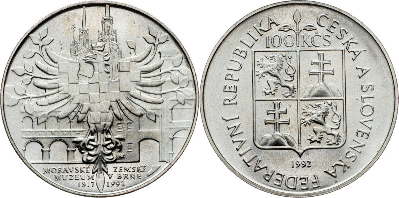 Czechoslovakia, 100 Korun 1992 Czechoslovakia, 100 Korun 1992, KM# 160|175 Years...