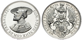 Czech Republic, Medal 2019 Czech Republic, Medal 2019, 11,167 g, Sn, ČNM A10/42e|ČNS Hradec Králové, Štěpán Šlik, only 78pcs minted; UNC

Grade: UNC...
