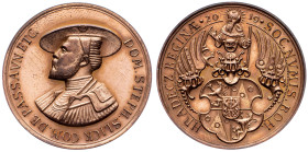 Czech Republic, Medal 2019 Czech Republic, Medal 2019, 18,629 g, Cu, ČNM A10/42d|ČNS Hradec Králové, Štěpán Šlik, only 76pcs minted; UNC

Grade: UNC...