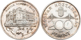 Hungary, 200 Forint 1992, BP Hungary, 200 Forint 1992, BP, KM# 689; aUNC

Grade: aUNC