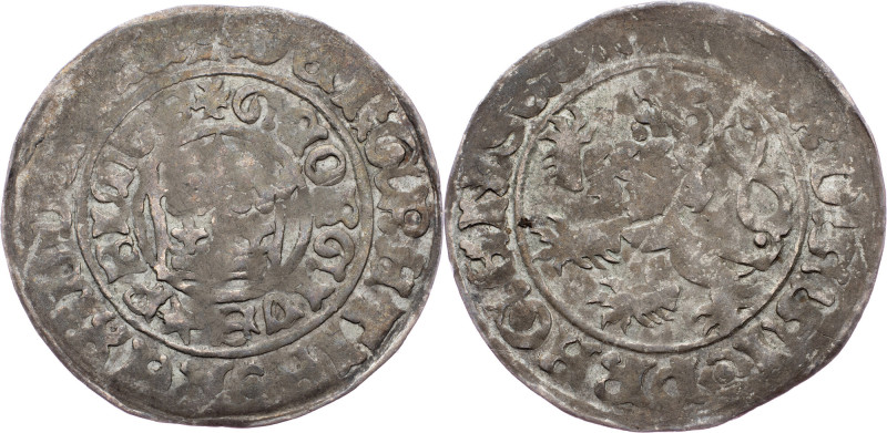 George of Podebrady, Prague Groschen 1443-1471, Kuttenberg George of Podebrady, ...