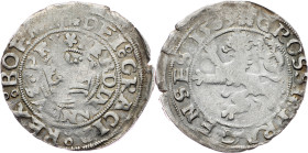 Ferdinand I., Prague Groschen 153?, Kuttenberg Ferdinand I., Prague Groschen 153?, Kuttenberg, 2,851 g|Variant BOEMI?; VF

Grade: VF
