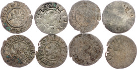Ferdinand I., Weisspfennig, Kuttenberg Ferdinand I., Weisspfennig, Kuttenberg|Lot of 4 pcs