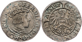 Ferdinand I., 3 Kreuzer 1534, Vienna Ferdinand I., 3 Kreuzer 1534, Vienna, Hahn 50|scratchies; VF

Grade: VF