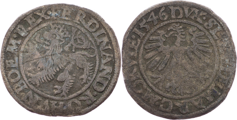 Ferdinand I., Weissgroschen 1546, Breslau Ferdinand I., Weissgroschen 1546, Bres...