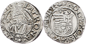 Ferdinand I., Denar 1559, KB, Kremnitz Ferdinand I., Denar 1559, KB, Kremnitz, ÉH. 745a; EF

Grade: EF